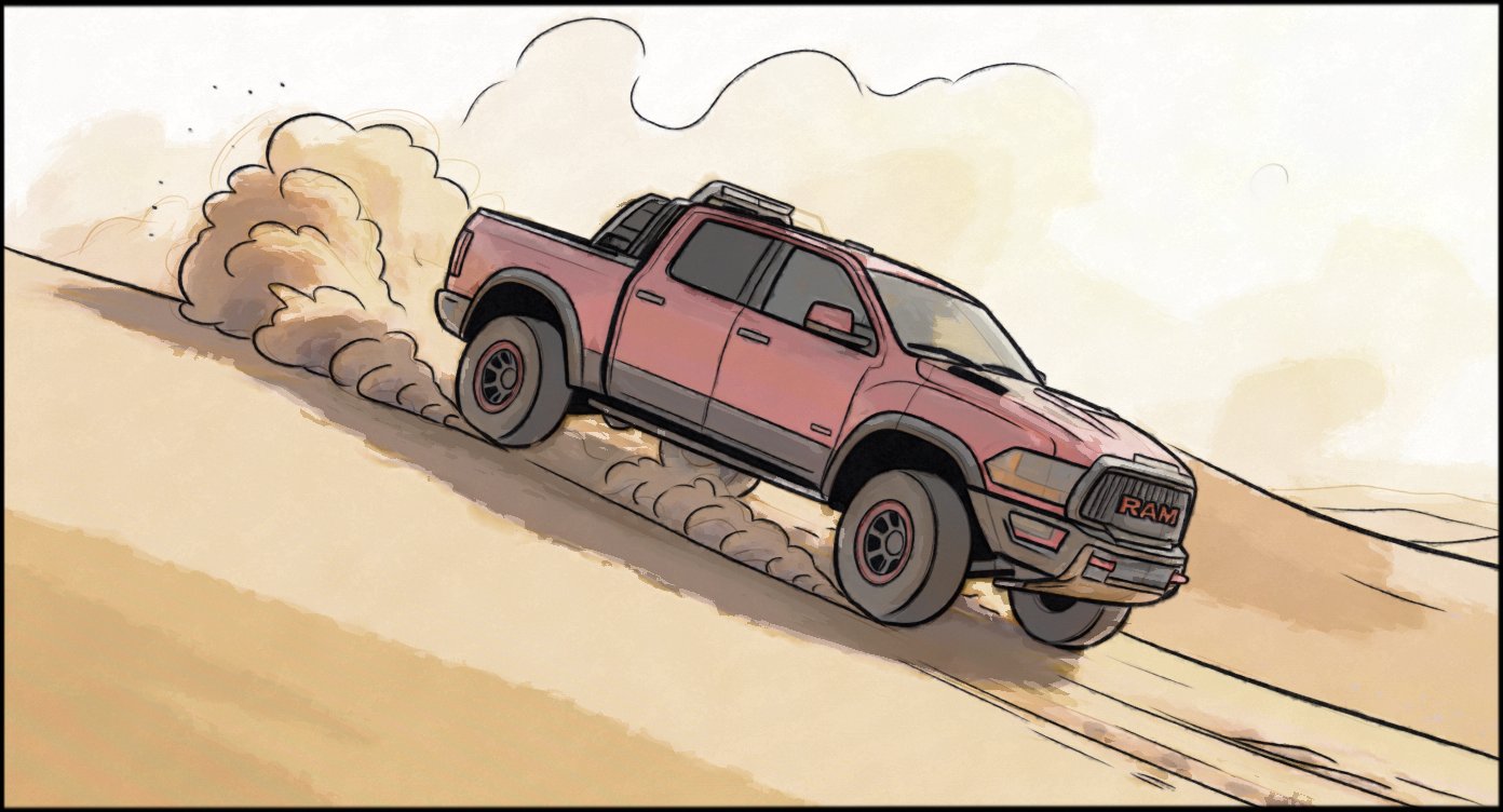 Storyboards - storyboard frame 5 by Dakota Warren